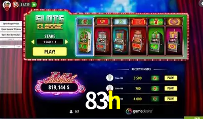 Descubra o Mundo do Cassino Online com 83h